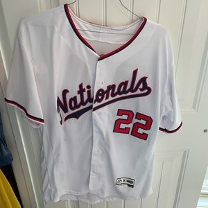 Washington Nationals white script jersey Juan Soto